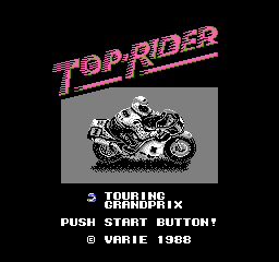 Top Rider Title Screen